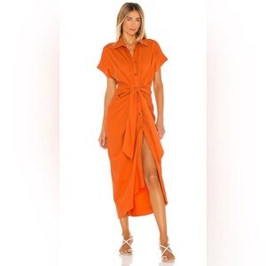 Divine Heritage Orange Dress